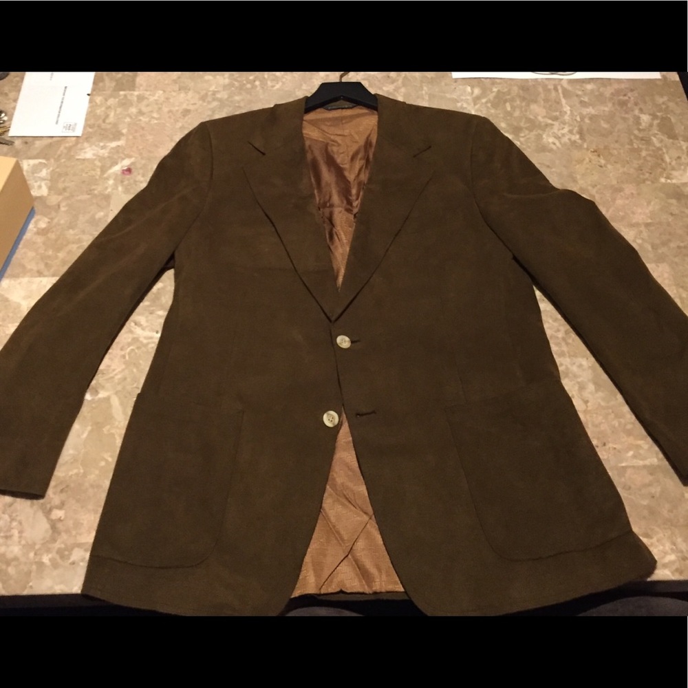 Halston Suede sport coat